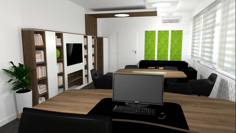 Interior project of business facility